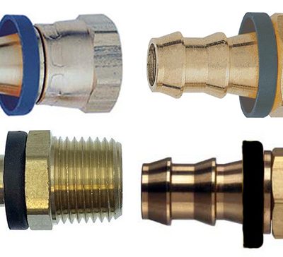 XRP Brass Push on hose ends
