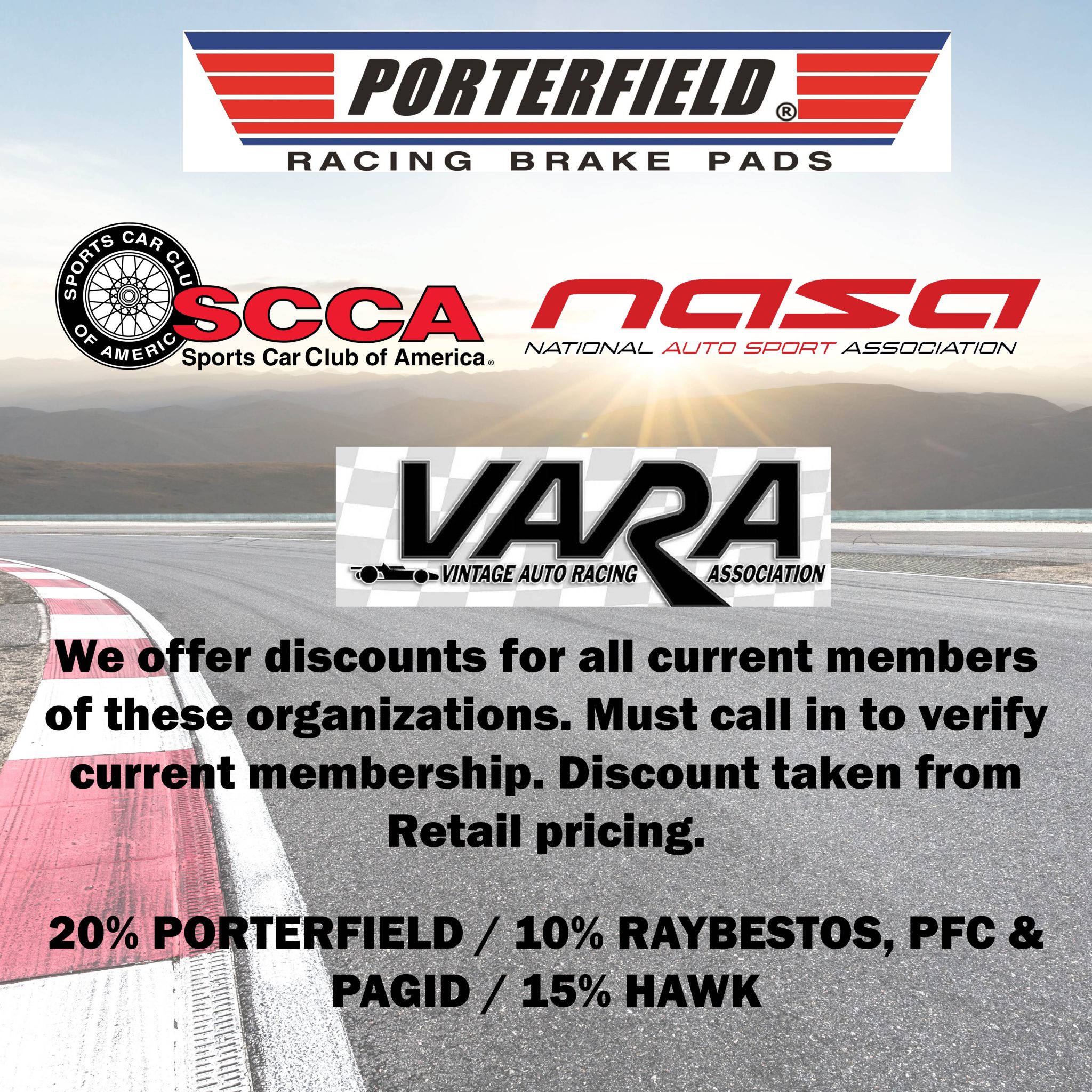 Porterfield Brakes Official Site Racing Brake Pads and Brake Shoes