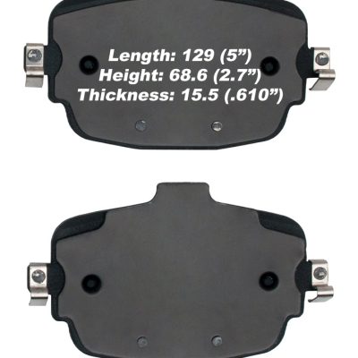 Length: 5" Height 2.7" thickness .610"