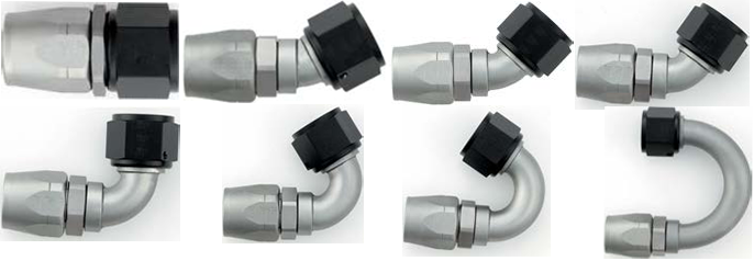 XRP Aluminum Non-Swivel Hose End (Ti-Tech)