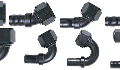 XRP HS-79 37° JIC Hose Ends (Black)