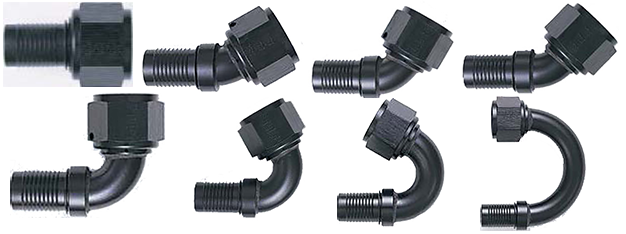XRP HS-79 37° JIC Hose Ends (Black)